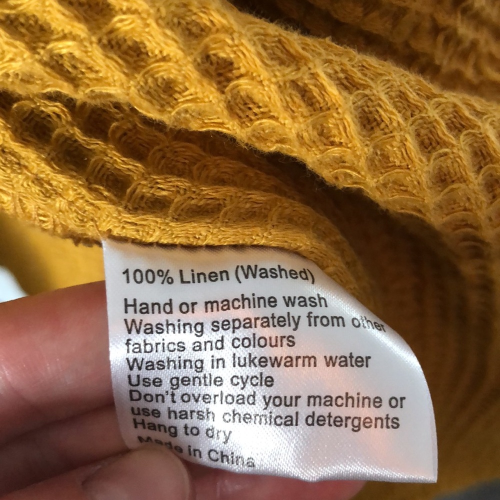Bed Threads 100% French flax linen Robe - Picture 3 of 3